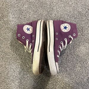 Converse Purple High-Top Sneakers